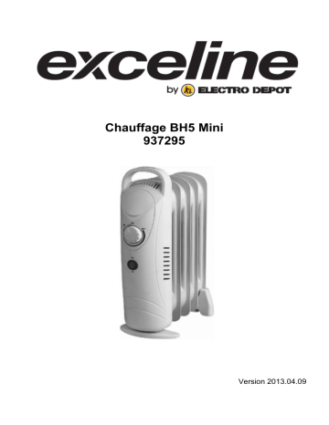 Manuel du propriétaire | EXCELINE BH5 Mini CHAUFFAGES Manuel utilisateur | Fixfr