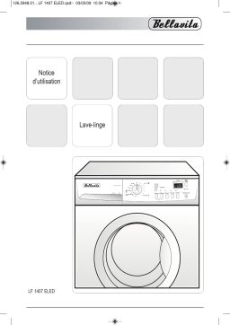 Bellavita LF1407 ELED LAVE-LINGE Manuel utilisateur