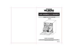 Valberg VAL LVFI 12C45 MSC LAVE-VAISSELLE Manuel utilisateur