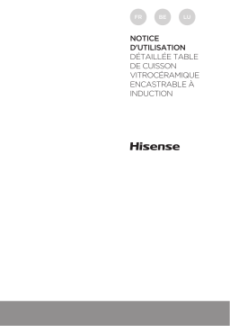 Hisense Table induc I6433C DE CUISSON Manuel utilisateur