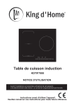 KING D'HOME KDTIF 7000 DE CUISSON Manuel utilisateur