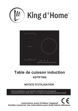 KING D'HOME KDTIF 7000 DE CUISSON Manuel utilisateur