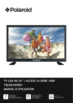 Polaroid TQLED24HD TV Manuel utilisateur