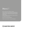 EDENWOOD UHD 4K ED5501UHD WEB DLNA WI TV HD - Full HD - 4K de 117 &agrave; 140 cm Manuel utilisateur
