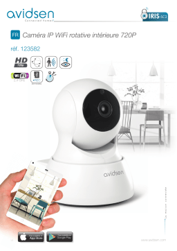 Avidsen CAMERA SECURITE WIFI INT MOTORIS Vidéosurveillance Manuel utilisateur