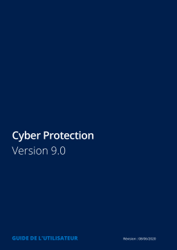 ACRONIS Cyber Protection Service 9.0 Mode d'emploi