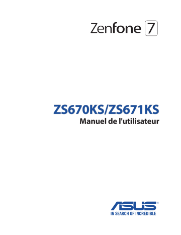 ZenFone 7 Pro | ZS671KS | ZenFone 7 | Asus ZS670KS Mode d'emploi | Fixfr