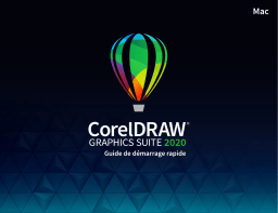 Corel Draw Graphics Suite 2020 Guide de démarrage rapide