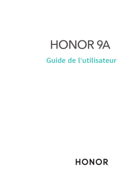 Honor 9A Mode d'emploi