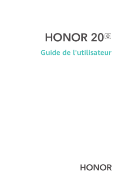 Honor 20e Mode d'emploi