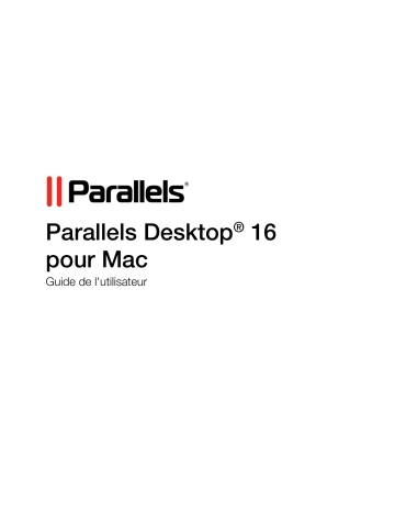 Parallels Desktop 16 Mode d'emploi | Fixfr