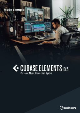 Steinberg Cubase Elements 10.5 Mode d'emploi