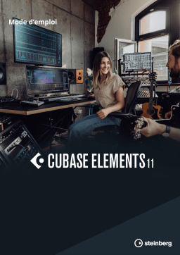 Steinberg Cubase Elements 11 Mode d'emploi