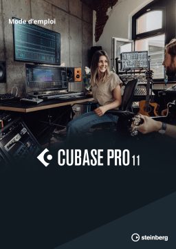 Steinberg Cubase Pro 11 Mode d'emploi