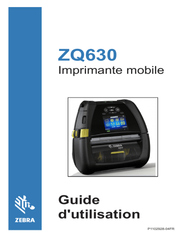 Zebra ZQ630: Manuel du propriétaire | Fixfr