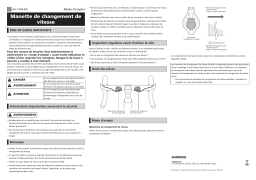 Shimano SW-R9150 Interrupteur de changement de vitesses Manuel utilisateur