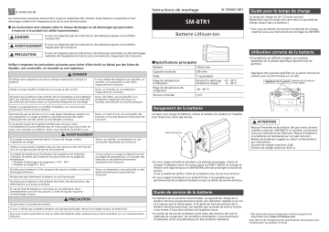 Shimano SM-BTR1 Batterie externe Manuel utilisateur | Fixfr