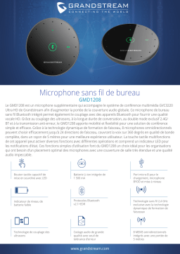 Grandstream GMD1208 Fiche technique