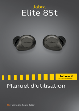 Jabra Elite 85t - Gold Beige Manuel utilisateur