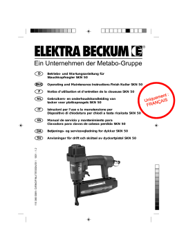 Metabo SKN 50 pneumatic tool Mode d'emploi