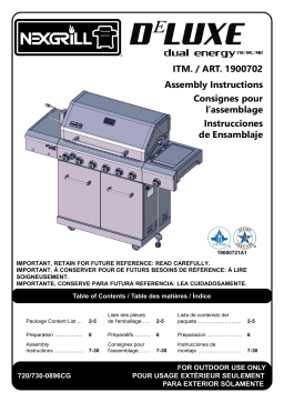 Nexgrill 720-0896CG Costco Manuel utilisateur