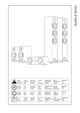 Jamo S 805 Floorstanding Speaker Manuel utilisateur