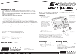 Tru-Test EC2000 Mode d'emploi