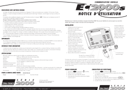 Tru-Test EC2000S Mode d'emploi