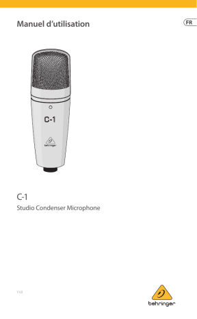 Behringer C-1 Microphone Manuel du propriétaire | Fixfr