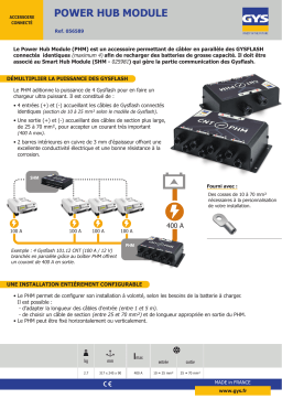 GYS POWER HUB MODULE (PHM) Fiche technique