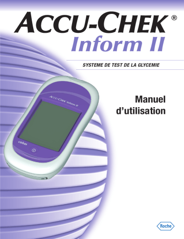 Roche ACCU-CHEK Inform II Manuel utilisateur | Fixfr