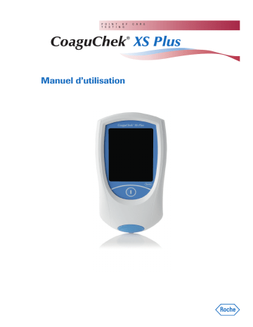 Roche CoaguChek XS Plus Manuel utilisateur | Fixfr