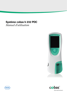 Roche cobas h 232 scanner version Manuel utilisateur