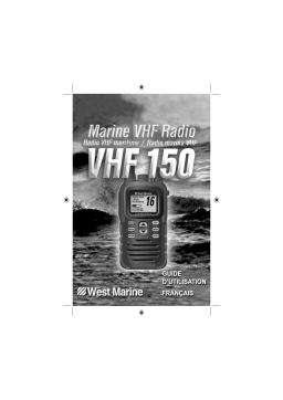 West Marine 7567019 VHF150 Handheld VHF Radio Owner's Manual