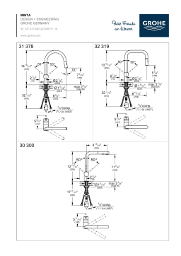 GROHE 30300DC0 Faucet Guide d'installation