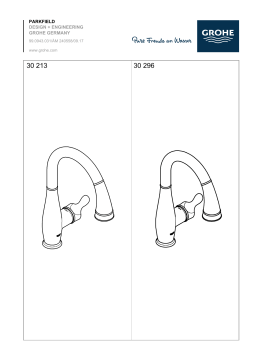 GROHE 30213DC1 Faucet Guide d'installation