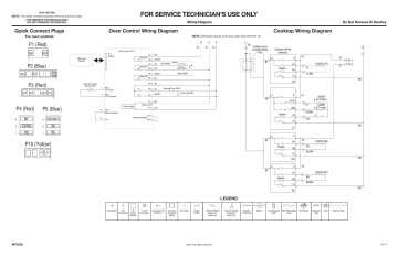 Information produit | Whirlpool WFE505W0HW Electric Range Wiring Diagram | Fixfr