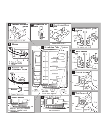 Guide d'installation | Maytag MSS25C4MGW Side-by-Side Refrigerator Installation Guide | Fixfr