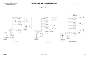 Information produit | JennAir JGCP536HM Rangetop Wiring Diagram | Fixfr