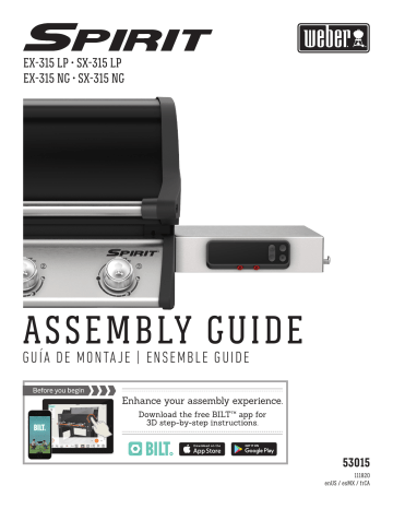 66015601 | User guide | Weber 47502401 Natural Gas Grill Manuel utilisateur | Fixfr