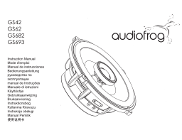 Audiofrog GS682 5 x 7 Inch and 6 x 8 Car Speaker Guide