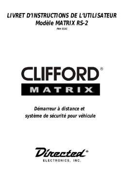 Clifford Matrix RS 2 Owner's Manual