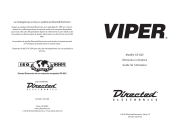 Manuel du propriétaire | Viper 5601 Owner's Manual | Fixfr