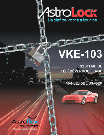 Manuel du propriétaire | AstroStart VKE-103 Owner's Manual | Fixfr