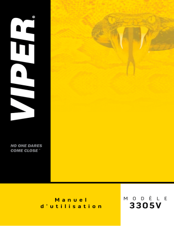 Manuel du propriétaire | Viper 3305V Owner's Manual | Fixfr