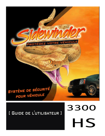 Owner's manual | Sidewinder 3300HS Manuel du propriétaire | Fixfr