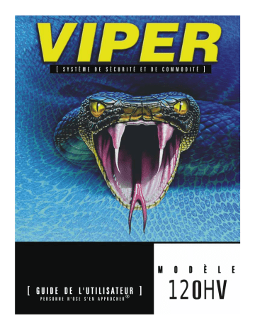 Manuel du propriétaire | Viper 120HV Owner's Manual | Fixfr