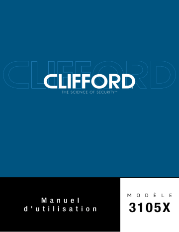Owner's manual | Clifford Matrix 3105X Manuel du propriétaire | Fixfr