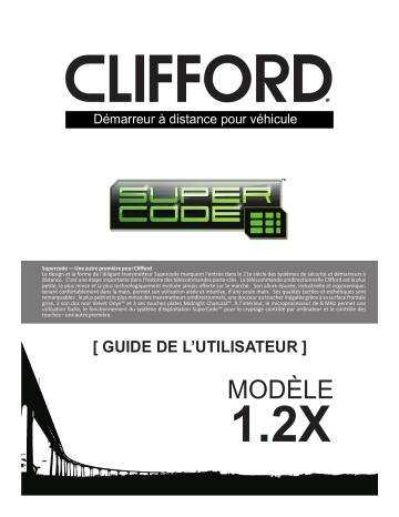 Owner's manual | Clifford Matrix 1.2X Manuel du propriétaire | Fixfr