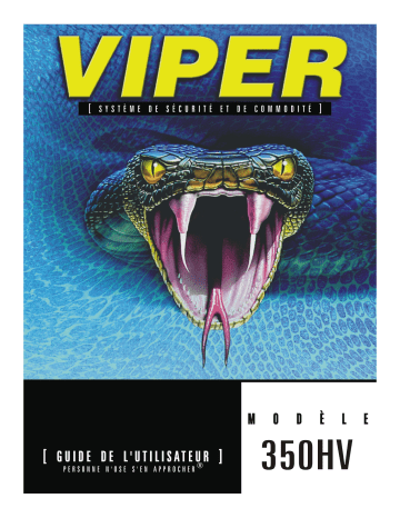 Manuel du propriétaire | Viper 350HV Owner's Manual | Fixfr